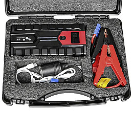 Пускозарядное устройство Lesko QC-QDDY-01 Jump Starter 6000 мАч Черный (10337-52103)