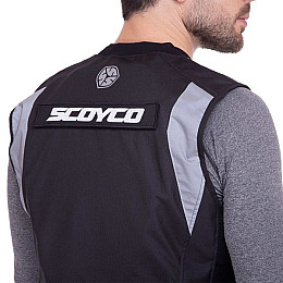 Мотожилет з захистом торсу JK116 Scoyco L Чорний (60439026)
