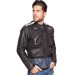 Мотожилет з захистом торсу Comet JK46 Scoyco M Чорний (60439027)