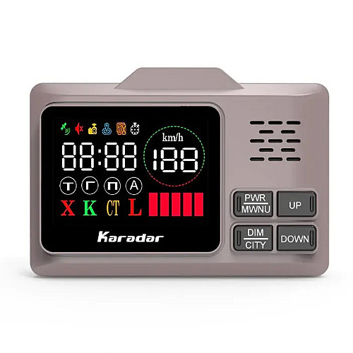 Антирадар сигнатурний Karadar PRO-980 Signature з 2.4 "дисплеєм GPS радар-детектор з озвученням (100908)