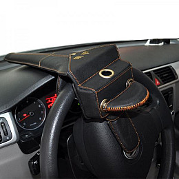 Механическое противоугонное устройство для автомобиля Mucheng 61262 на руль Черный