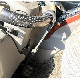 Механічний блокувальник RS ML684 на педаль і кермо Сірий