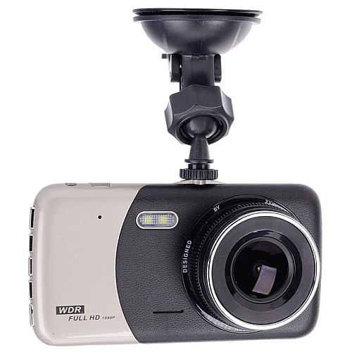 Відеореєстратор RIAS CSZ-Z14A WDR Full HD 1080P з камерою заднього виду Black-Silver (3_00687)
