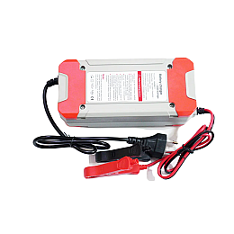 Зарядное устройство для автомобильного аккумулятора RIAS 12V 8A / 24V 4A с LCD экраном (3_02592)