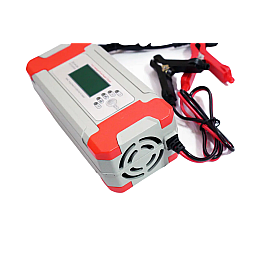 Зарядное устройство для автомобильного аккумулятора RIAS 12V 8A / 24V 4A с LCD экраном (3_02592)