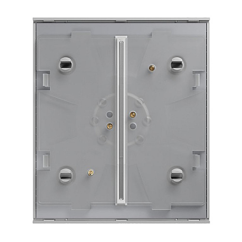 Кнопка Ajax CenterButton (2-gang) white для двухклавишного выключателя
