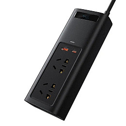 Перетворювач автомобільний інвертор 12 на 220 В BASEUS CRNBQ-A01