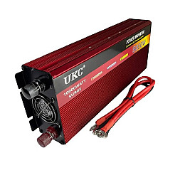 Преобразователь автомобильный инвертор 12 на 220В UKC AR 5000W c функцией плавного пуска 8268
