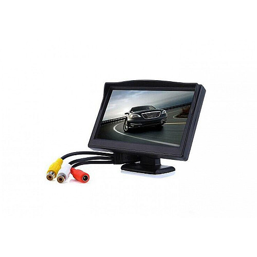 Монитор автомобильный для камеры заднего вида Terra 4,3" 4088 Black (10551-hbr)