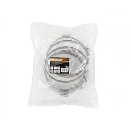 Хомут черв'ячний Polax із нержавіючої сталі 110-130 мм (37-035)