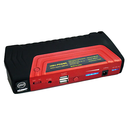 Пуско-зарядное автомобильное устройство High Power 20b 20000 mAh 4хUSB + Фонарик + Компрессор (3_01139)
