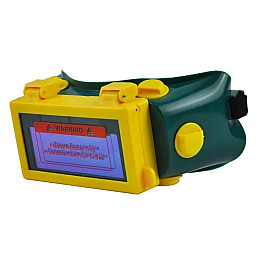 Защитные очки RIAS Welding Mask для сварки и резки металла Yellow-Green (3_01576)