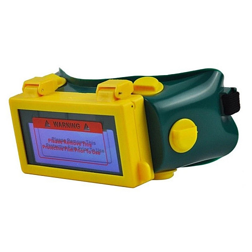 Защитные очки RIAS Welding Mask для сварки и резки металла Yellow-Green (3_01576)
