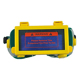 Захисні окуляри RIAS Welding Mask для зварювання та різання металу Yellow-Green (3_01576)