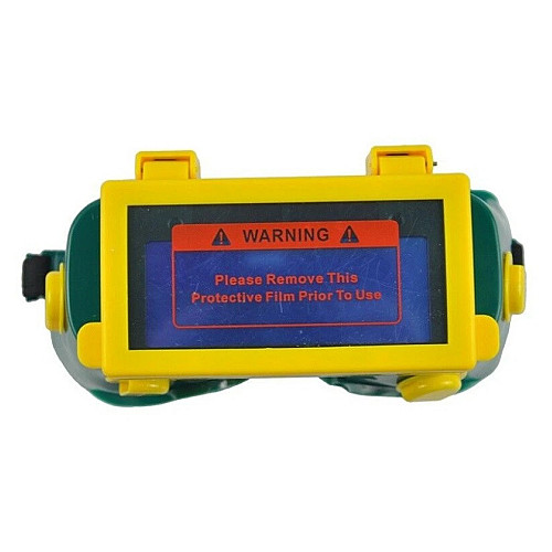 Защитные очки RIAS Welding Mask для сварки и резки металла Yellow-Green (3_01576)