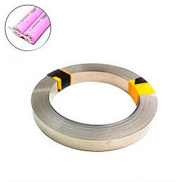 Нікелева стрічка для зварювання акумуляторів MHZ 10м 8x0.15мм