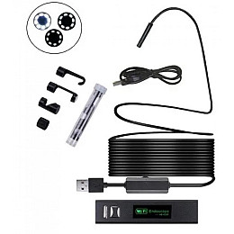 USB Wi-Fi камера, бороскоп, ендоскоп 8 мм 10 м CNV Black
