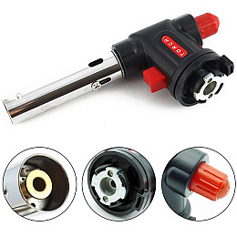 Горелка газовая портативная B201 на баллончик, с пьезоподжигом Torch