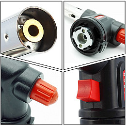 Горелка газовая портативная B201 на баллончик, с пьезоподжигом Torch