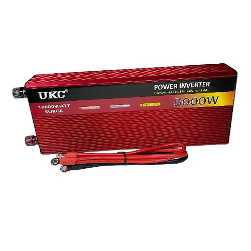 Перетворювач автомобільний інвертор 12 на 220В UKC AR 5000W N