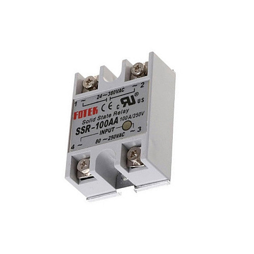 Реле однофазне твердотільне FOTEK SSR-100AA 100A AC-AC White N