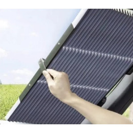 Шторка сонцезахисна в авто 70см Тканина+Фольга висувна HMD NJ-527 119-8627853