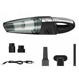 Автомобільний пилесос для сухого та вологого прибирання JMA Rundong Vacuum Cleaner R-6053 12V 8079 Black