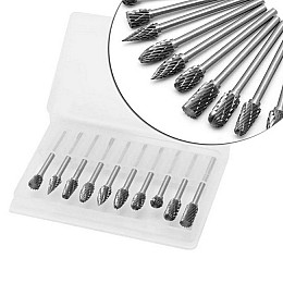 Набір борфрез по металу для гравера Dremel 10 шт