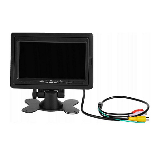 Монітор для камери заднього виду 7 дюймів 8621 Black DVR