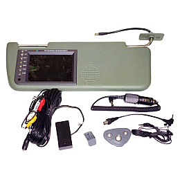 Автомобільний козирок з монітором Huatong X-23 7" екран AV-in Grey (3_03591)