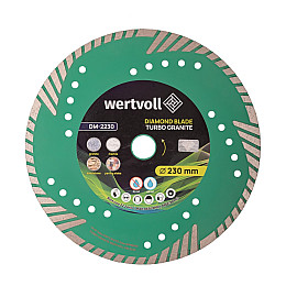 Диск алмазний Wertvoll TURBO Granite 230х3 мм (DM-2230)
