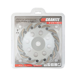 Фреза алмазна торцева для каменю Granite DOLPHIN LINE 180х22.2 мм (9-23-180)