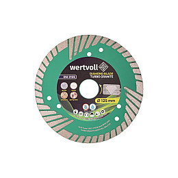 Диск алмазний Wertvoll TURBO Granite 125х2.4 мм (DM-2125)