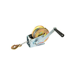 Лебедка барабанная MASTERTOOL 454 кг трос 10 м (86-8145)