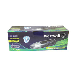 Пылесос автомобильный WERTVOLL 3500 PA 12 V 5 A 60 Вт (AC-3500)
