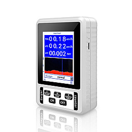 Дозиметр радіації побутовий радіометр лічильник Гейгера Nectronix BR-9B-XR1 Білий (101011)