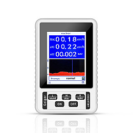 Дозиметр радіації побутовий радіометр лічильник Гейгера Nectronix BR-9B-XR1 Білий (101011)