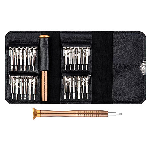 Набір майстра - викрутка з прецизійними насадками в чохлі Portable Tool 25pcs - 6025
