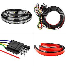 Подсветка для автомобиля DXZ N-PK-1 1,5 м/ 90 led гибкая лед лента для авто (11142-58969)