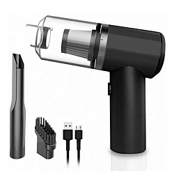 Акумуляторний пилосос автомобільний 2в1 Vacuum Cleaner 8696 Black CNV