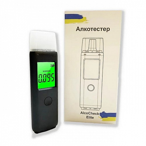 Алкотестер професійний з мундштуком AlcoCheck Elite