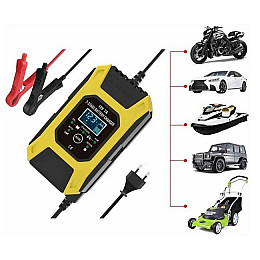 Зарядний пристрій для автомобільних акумуляторів FOXSUR FBC1207D 12В 7А ЖК