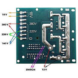 Перетворювач з 12 на 220 В інвертор DC-AC CNV