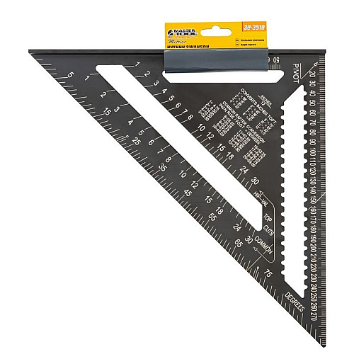 Угольник плотника MASTERTOOL SWANSON 300 мм (30-3519)