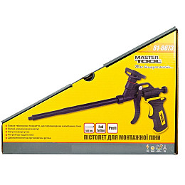 Пистолет для монтажной пены с тефлоновым покрытием MASTERTOOL ПРОФИ 180 мм (81-8673)