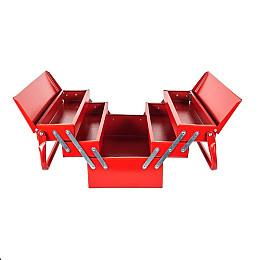 Ящик для інструментів металевий MASTERTOOL 440 мм 3 яруси 5 відділень (79-4305)