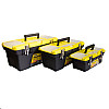 Ящики для инструментов с металлическими замками MASTERTOOL 3 шт 13"/ 16"/ 19" (79-2004)