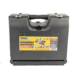 Органайзер двосторонній з ручкою MASTERTOOL 14" 360х290х195 мм 49 секцій (79-2101)