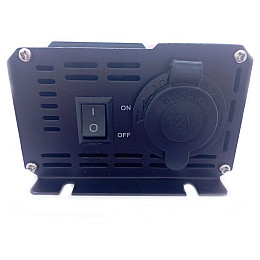 Автомобильный инвертор Solar Power Inverter 011 c 12V на 220V 1500W модифицированная синусоида Red (11034-hbr)