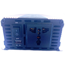 Инвертор напряжения Carmaer Power Inverter 026 c 12V на 220V 1600W модифицированная синусоида Gold (11068-hbr)